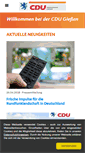 Mobile Screenshot of cdu-giessen.de